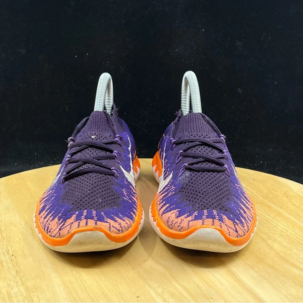 Nike Flyknit 3.0 Women’s Running Sneakers Orange/Purple Size 7